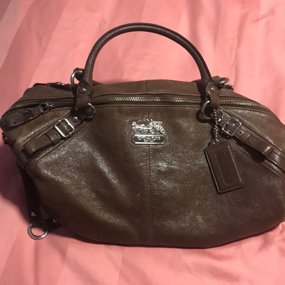 Authentic Chocolate color Coach Satchel - Picture 1 of 2